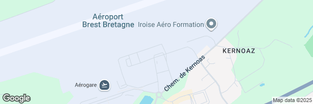 Google Maps Brest Airport, Aeroport Brest Bretagne, Guipavas, 29490, France
